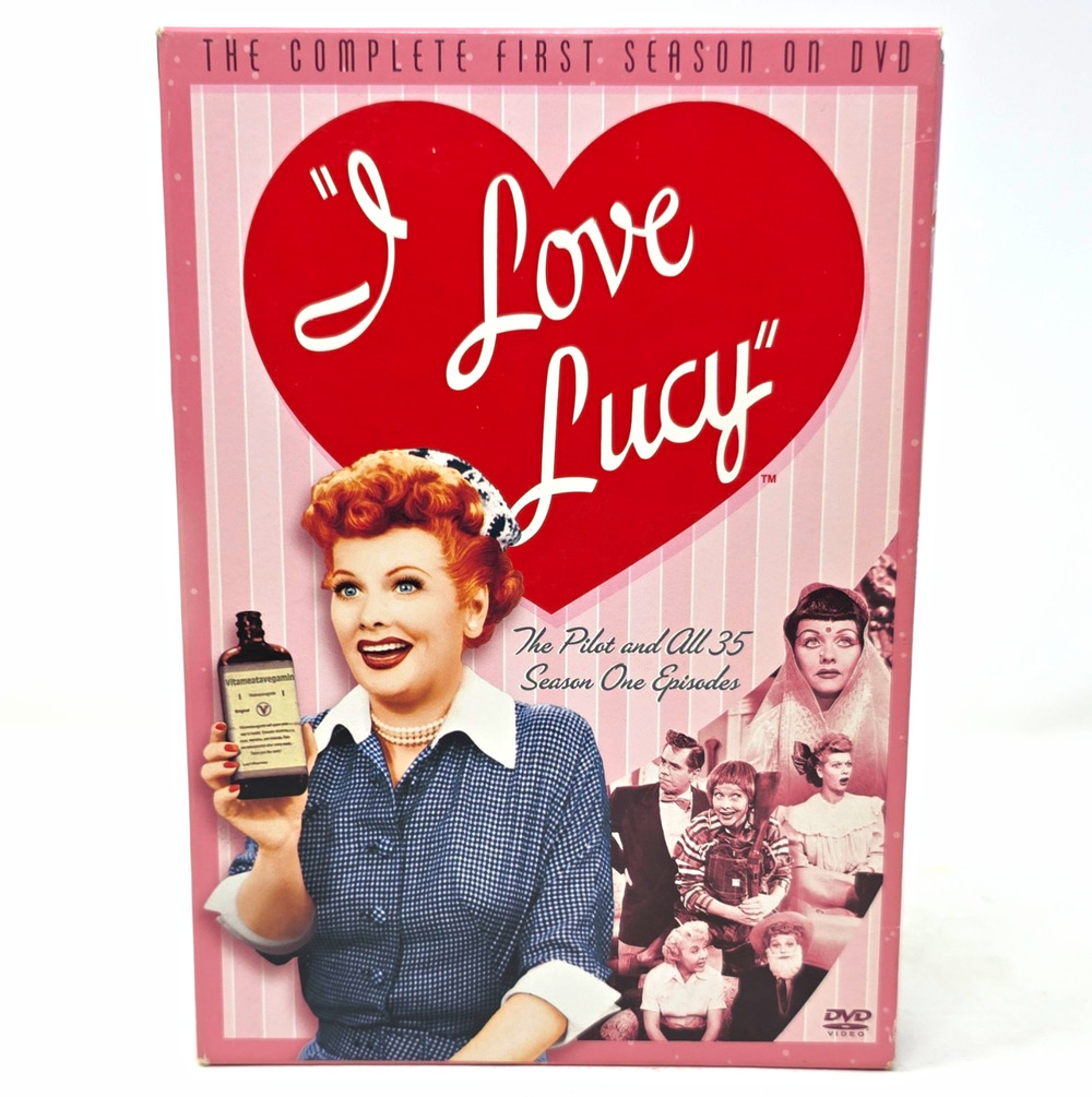 I Love Lucy Complete First Season DVD 7-Disc Remastered Deleted Scenes Spanish